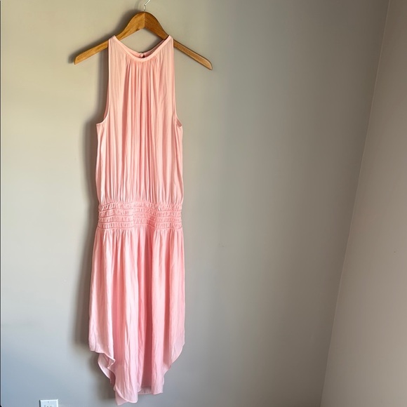 Ramy Brook Audrey Candy Smocked High Neck Midi Dress size Medium - Picture 2 of 12